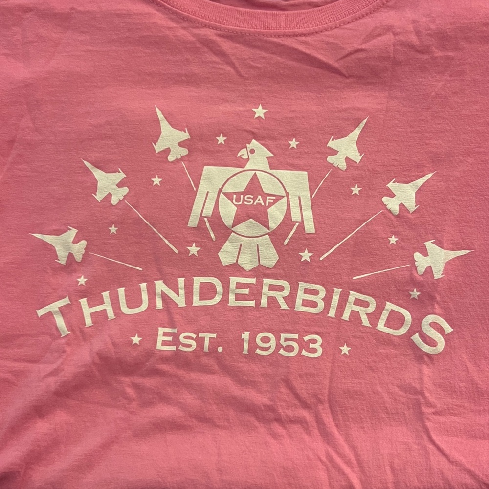 Pink Thunderbirds Graphic T-Shirt